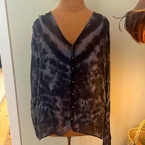 Red Haute Silk Blouse